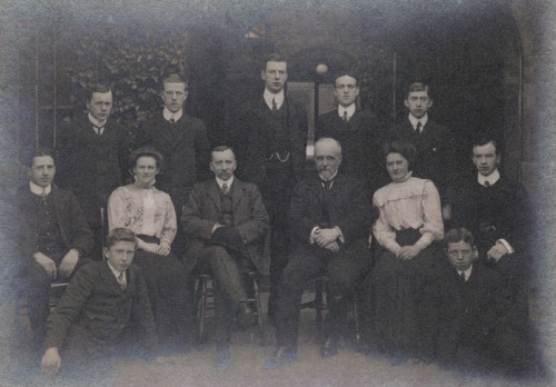 Staff of Mackenzie & Grant, Solicitors and Estate Agents, Forres, c.1900