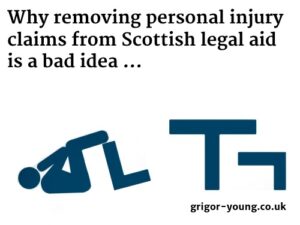 Legal Aid Logo With Injured Person
