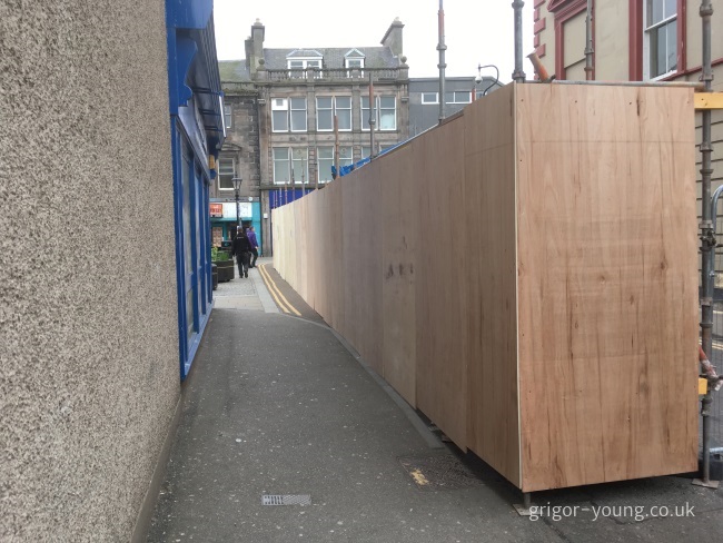 Remaining pedestrian access at North Street, Elgin - 11 May 2018