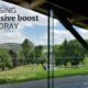 A view from the new Macallan Distillery Visitor Centre, Easter Elchies, Moray