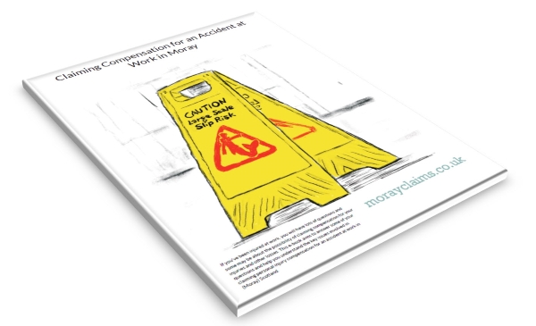 Cover of the Grigor & Young / Moray Claims eBook on Claiming for an Accident at Work in Moray