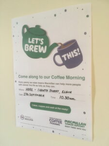 Macmillan Cancer Support - Coffee Morning