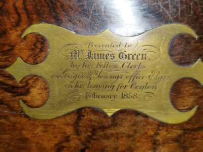 Inscribed-Brass-Plaque-on-Writing-Box-of-James-Green-1858